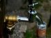 Wasserhahn zur Regulierung des Hauswasserwerks und der Gartenpumpe